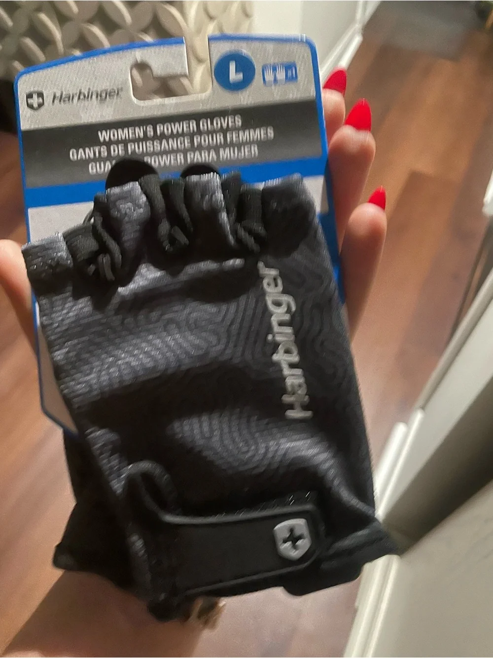 Harbinger Women's Power Gloves in Black - L